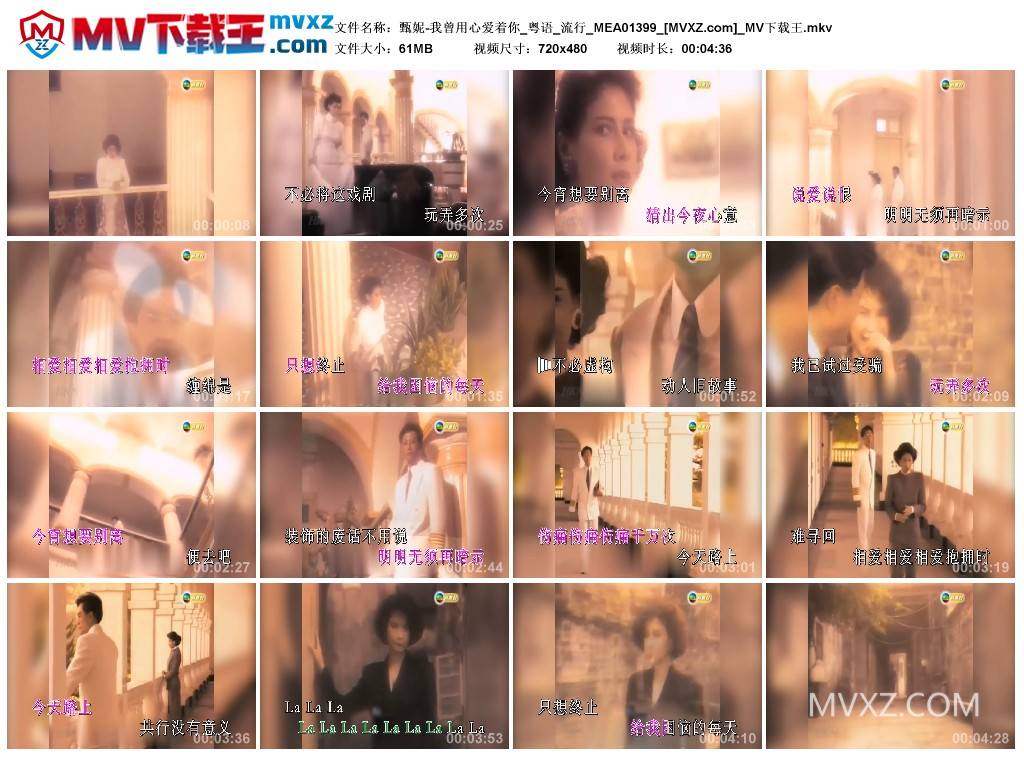 甄妮-我曾用心爱着你_粤语_流行_MEA01399